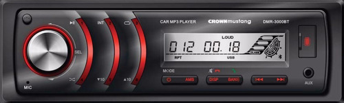 Stereo Crown Mustang Sd Usb Bluetooth Am/fm Desmontable