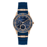 Reloj Guess Mujer Azul Oro Marina W1025l4