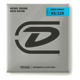 Dunlop Dbsbn45125 Super Bright Bass Strings, Nickel Wound,