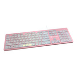 Teclado Gamer Cougar Vantar Ax Pink Rgb Anti Ghost Aluminio