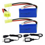 2 Baterias Lipo 7.4v 1200mah 2s Blomiky