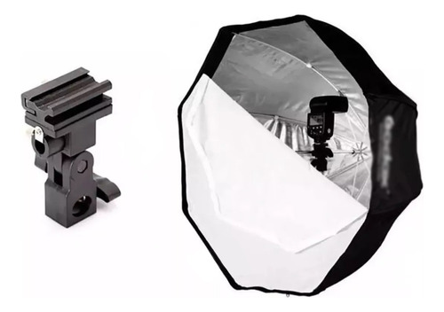 Octabox Softbox Sombrilla 120cm + Soporte P/flash