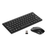 Km901 Teclado Mouse Combinação 2.4g Sem Fio 78 Teclas Mini