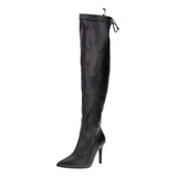 Bota Feminina Vizzano Over The Knee Preto Cano Alto 3049241