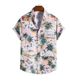 Camisa Hawaiana Con Estampado Floral Para Hombre