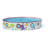 Piscina 435 Litros Fundo Do Mar Colors 1,52x25cm