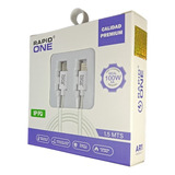 Cable Para iPhone 1.5metros Rapidone
