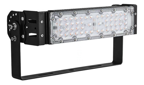 Refletor Led Industrial Túnel 50w Modular Branco Frio Bivolt