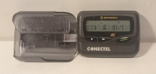 Aparelho Antigo Telecom Bip Pager Motorola + Capinha Cintura