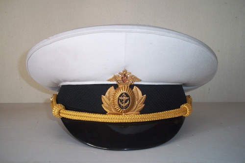 Gorra Oficial Naval Federación Rusa Talla 57