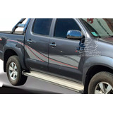 Calco Decoracion Toyota Hilux Srv Sr 2009-2015 Lado Derecho