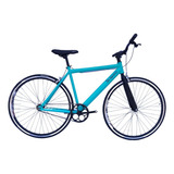 Bicicleta Fix/urbana Rin 700 Con Cambios Shimano 21 Vel Color Celeste Tamaño Del Marco 48 Cm