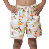 Kit Com 05 Bermudas Praia Surf Estampada Infantil  - Atacado