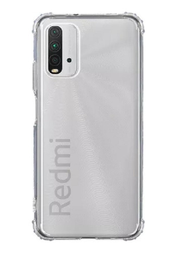 Funda Para Xiaomi Redmi 9t Transparente Antishock Tpu Bordes