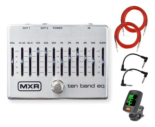 Pedal De Efectos Ecualizador De 10 Bandas Mxr M108s 2 C...