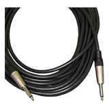 Cable Para Bafle Plug A Plug 6.5 Reforzado 6 Mts Pro