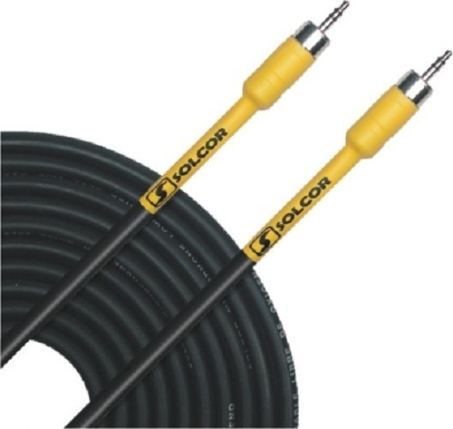 Cable Auxiliar Stereo Plug 3.5 / Plug 3.5 De 1 Metros Solcor
