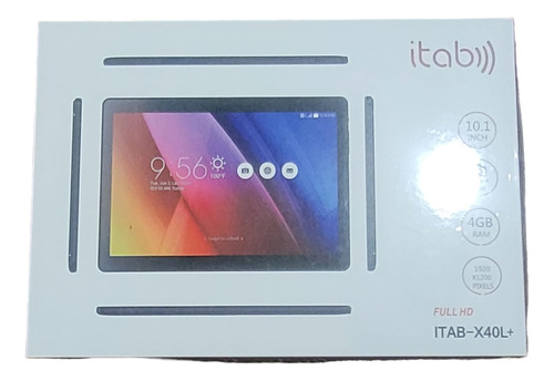 Tablet Itab X40l+ Full Hd 4/64gb Octa Core Cam De 13 Y 5mp