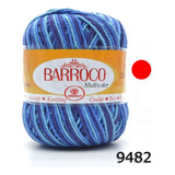 Barbante Barroco Multicolor 200g 9482 Pacífico Cor Azul