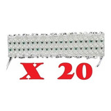 20 Pz Modulo 3 Leds 2835 110v/220v Ip65 Luz Bca Directo 