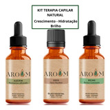 Kit Óleos Terapia Capilar Natural - 30 Ml Cada