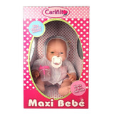 Maxi Bebe Bebote Original De Cariñito 40 Cm Ropita Y Chupete