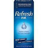 P. M. Refresco Lubricante Eye Ungüento, En Peso Neto. 0,12 O