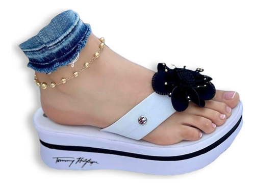 Sandalia Plataforma Dedo Para Dama Comoda Y Elegante 
