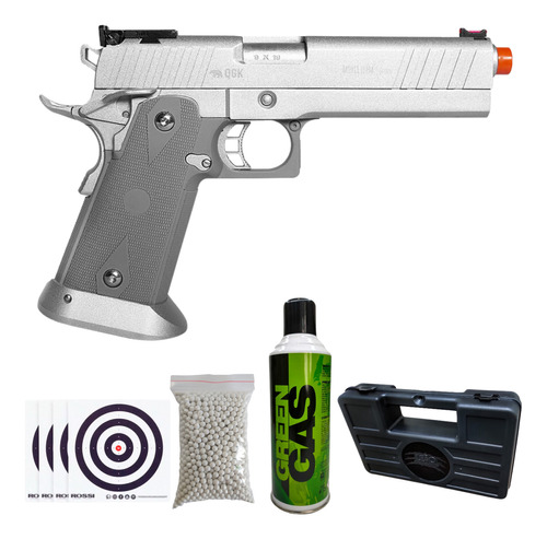 Pistola Airsoft M1911 Ti Gbb Full Metal Blowback + Maleta