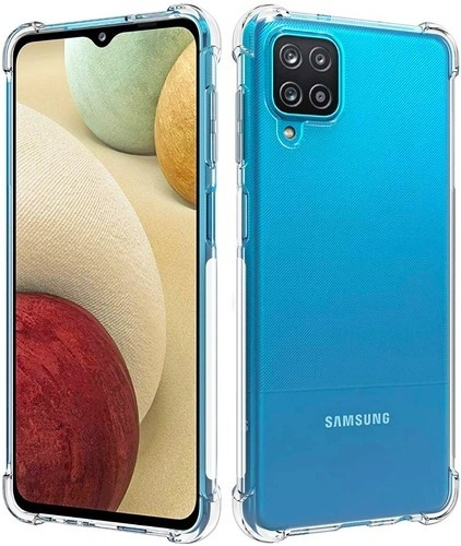 Carcasa Compatible Samsung A12 Transparente Antigolpe