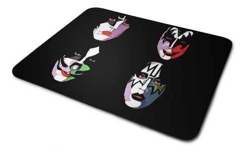 Kiss Mouse Pad Tapete Personalizado Rock And Roll