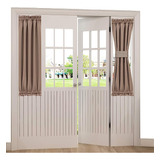 Spring Garden Home Puerta Corrediza De Vidrio Panel Cortinas