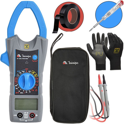 Alicate Amperímetro Digital Cat Iv 300v Et-3201a Minipa Nf