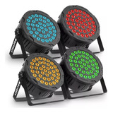 Steelpro 4 Piezas Cañon Par Led 40 X 3.2 Watts - Rgb 404-mpr