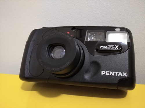 Câmera Fotográfica Antiga Pentax Zoom 60 X Af Ligando