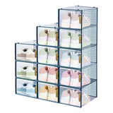 Zapatera Armable  Con 12 Cajas Organizadoras Multiusos