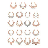 Falso Septum Piercing Clip On - Anillo Falso Nariz