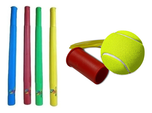 Repuesto Pelota Tenis Orbital +4 Caños Mástil 50cm Repuesto 