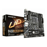 Gigabyte Mb B450m Ds3h Wifi Am4, Ddr4, Micro Atx