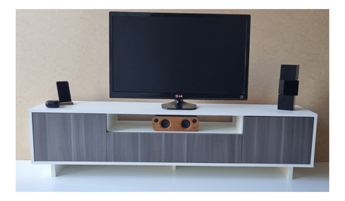 Mueble De Tv Modular Modelo Vacancy-ii Calidad Melamina