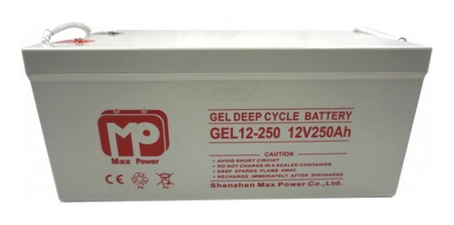 Bateria Gel 12v 250ah Ciclo Profundo Solar