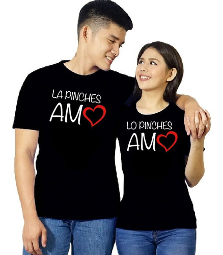 Playeras Duo Para Novios, Parejas La Amo Mucho