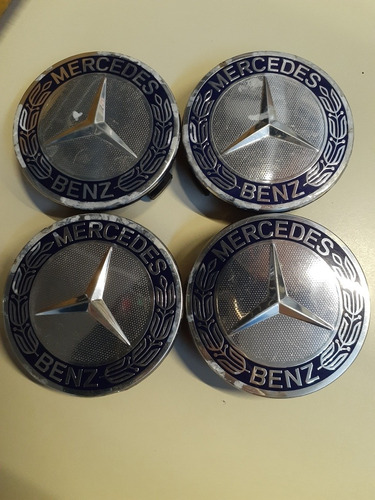 Juego X4) Centros De Llanta Mercedes Benz Originales