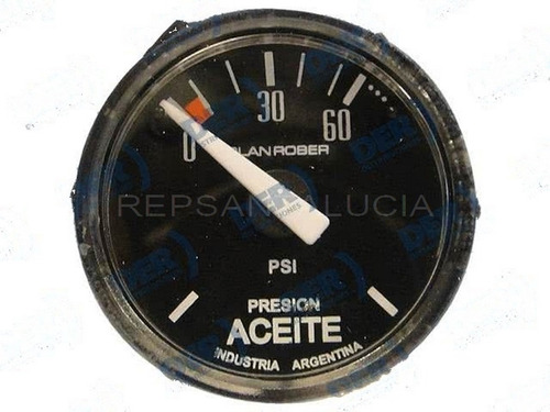 Reloj Presion Aceite Electronico 60psi 12v Diametro: 40mm