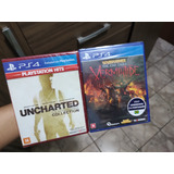 Uncharted Collection E Xermintide Ambos Novos Lacrado Ps4