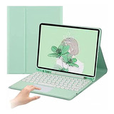 Funda Con Teclado Anmengxinling / Para Galaxy Tab A7 /green