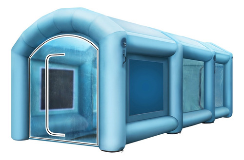 Cabina Inflable De Pintura Carroceria Auto Moto 6x3x2.5 Mts