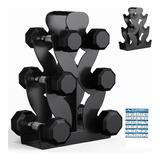 4 Tier Metal Dumbbell Rack Heavy Duty Dumbbell Stand Weight 