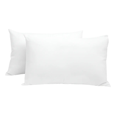 Almohadas 2 Pack Estándar Microfibra Densidad Media Blancos Azteca | MercadoLibre