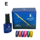 Set Esmalte Semipermanente Marca Mussa Ojo De Gato 6 Tonos